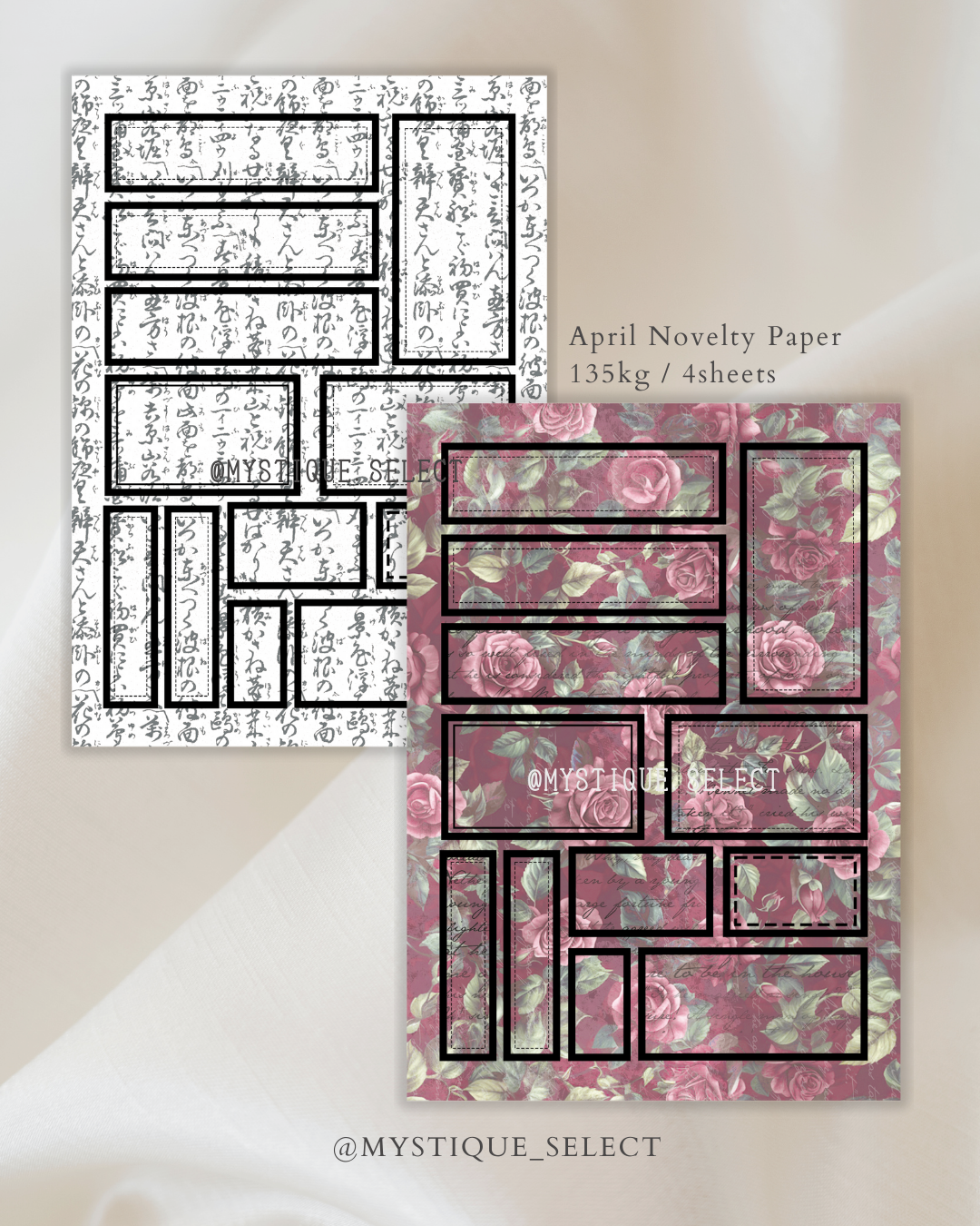 [ Novelty ] Simple Label Paper A6