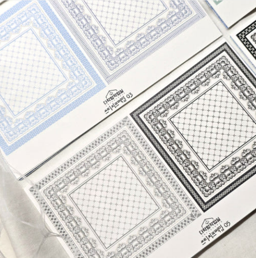 [Syuuume] Stitch Frame card memo