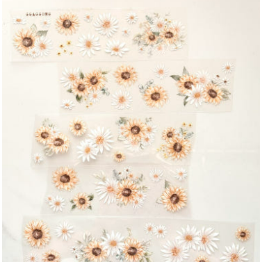 [GGAGGONG] Sun flower PET Tape 10m