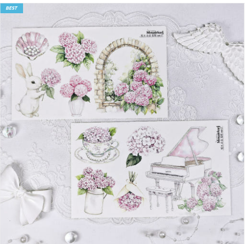 [DOA SHOP] Pink Gurden Sticker