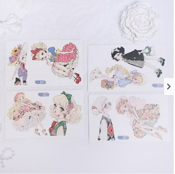 [DOA SHOP] Retro Girl Sticker