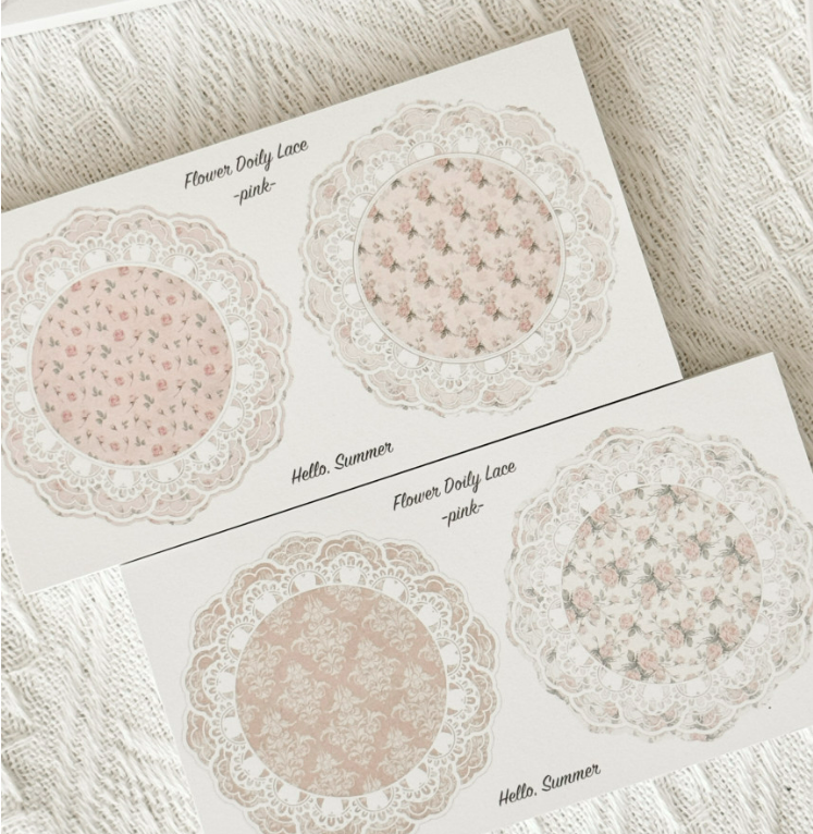 [Hello, Summer] Flower Doily Memo