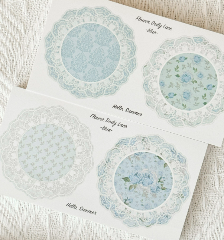 [Hello, Summer] Flower Doily Memo