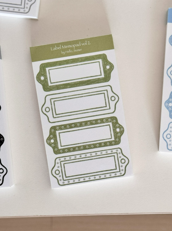 [Hello, Summer] Simple Label Memo vol.2