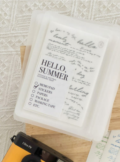 [Hello, Summer] PET Lettering Sticker