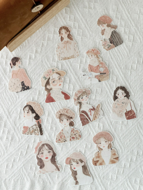 [Hello, Summer] Paris Girls Sticker