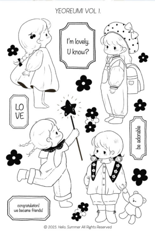 [Hello, Summer] Summer Girls Vol.1 Sticker