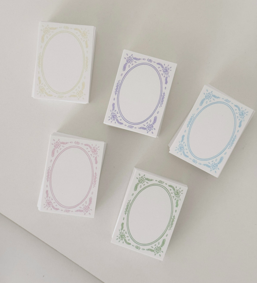 [Hello, Summer] Flower Drawing Teg Memo 220g