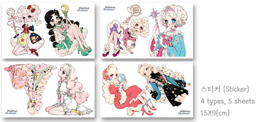 [DOA SHOP] Starlight Girl Sticker
