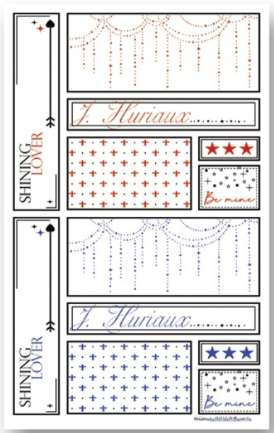 [DOA SHOP] Shining Label Paper