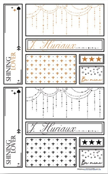 [DOA SHOP] Shining Label Paper