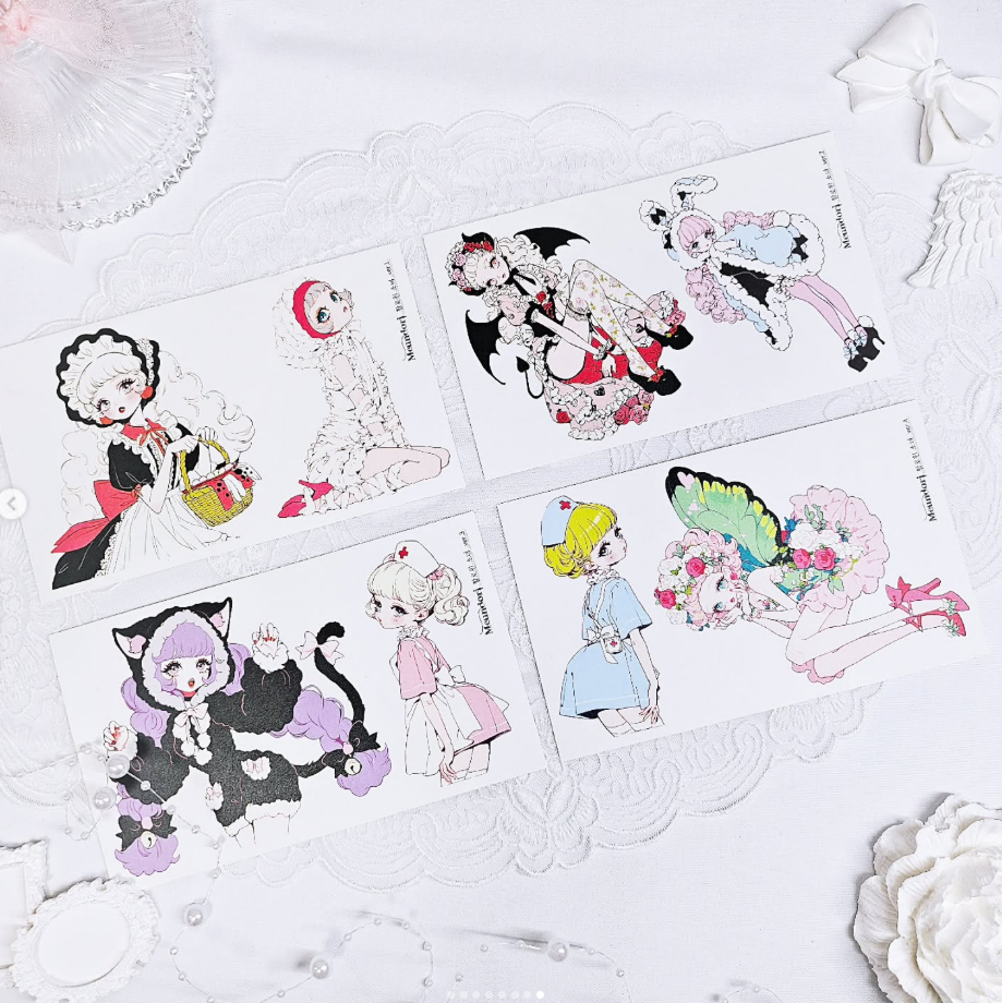 [DOA SHOP] Halloween Girls Sticker