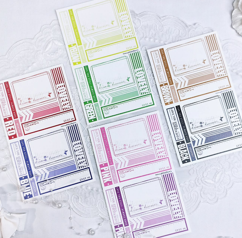 [DOA SHOP] Lettering Label
