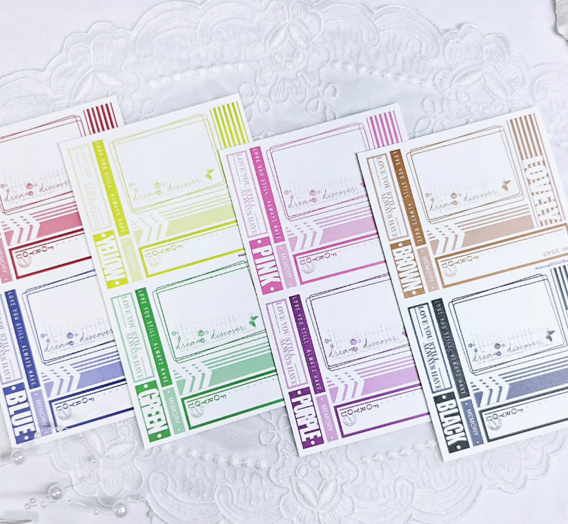 [DOA SHOP] Lettering Label