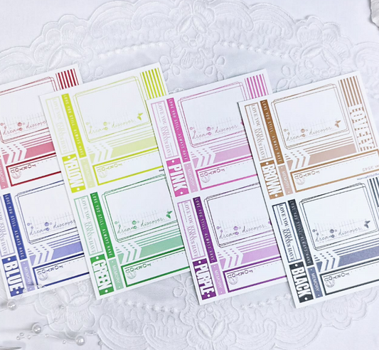 [DOA SHOP] Lettering Label