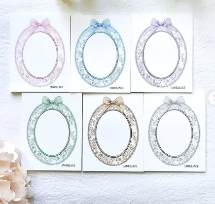 [Jane&Jace] Lovely Ribbon Frame Memo