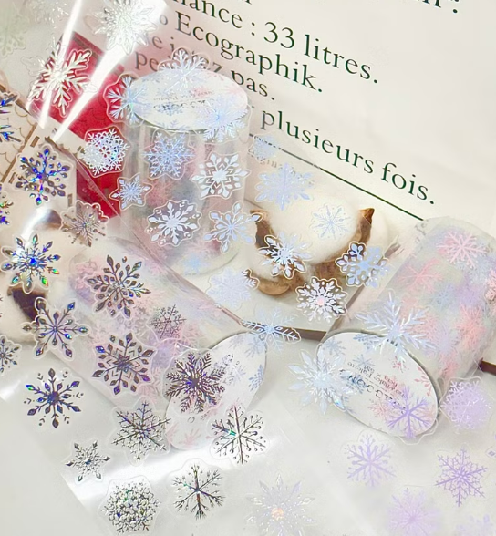 [GGAGGONG] Snow Flake PET Tape