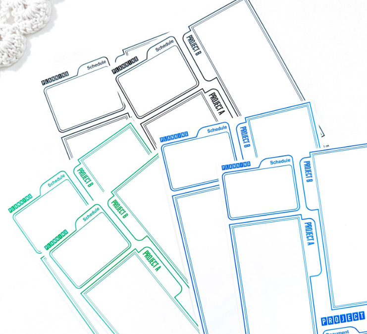 [Kind YumYum Store] Folder label paper