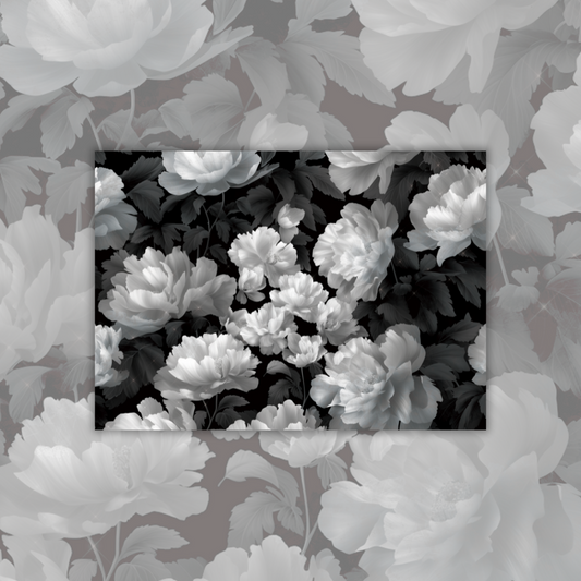 Big Flower Tracing Paper Mono