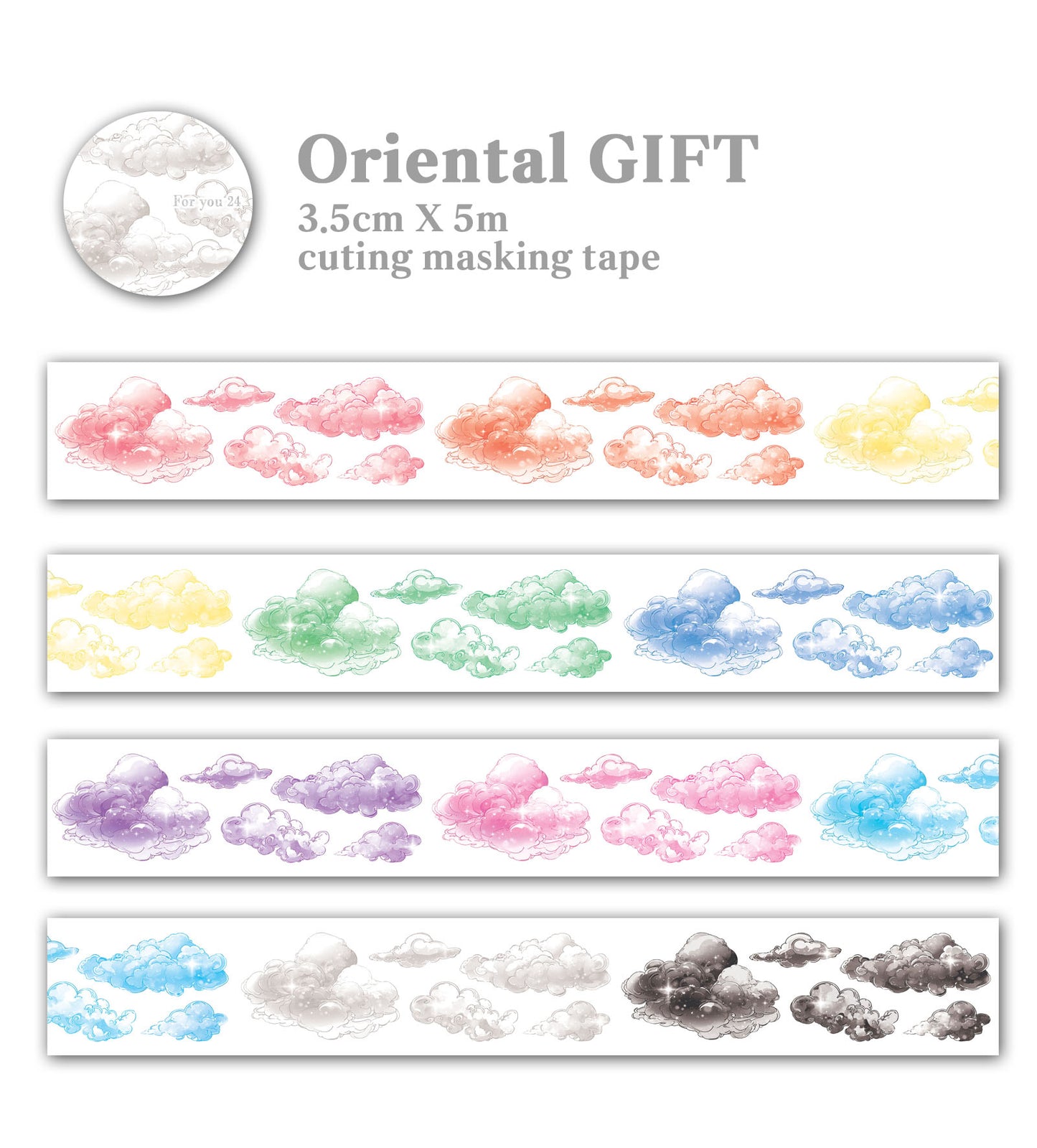[DOA SHOP] Oriental cutting PET tape Remited Gift ver.