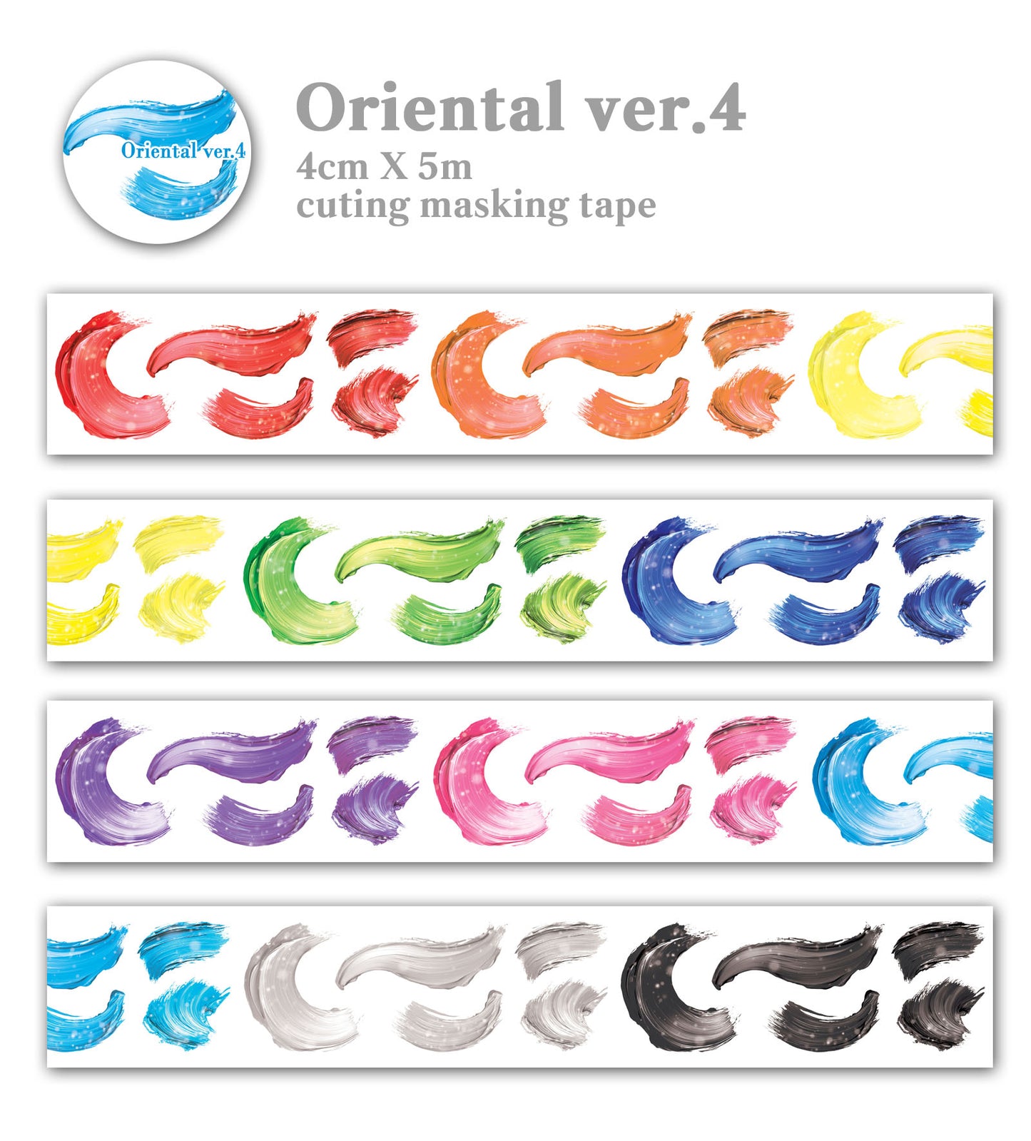 [DOA SHOP] Oriental cutting PET tape 4