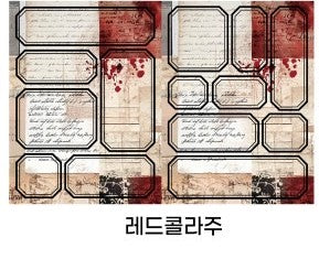 [Ann's NOTE]  Vintage Collage Label Sticker 3