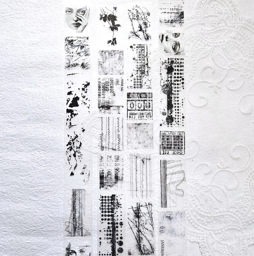 [Jane&Jace] Mono Stemp Matt Masking PET Tape