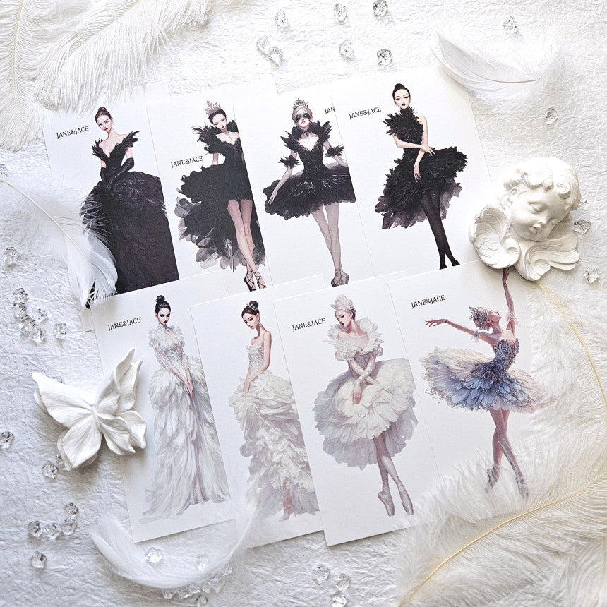 [Jane&Jace] Black&White Swan JJ Paper
