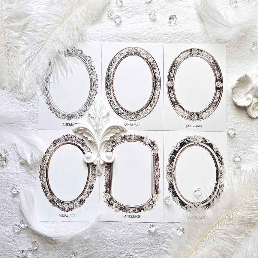 [Jane&Jace] Antique Steal Frame Paper
