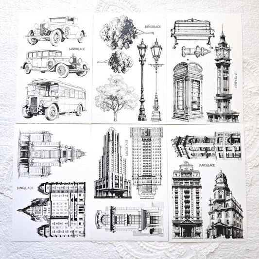 [Jane&Jace] Mono City Object Paper