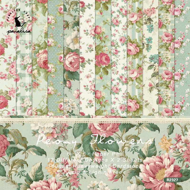 正方形デザインペーパー Lovely Flower Ver.