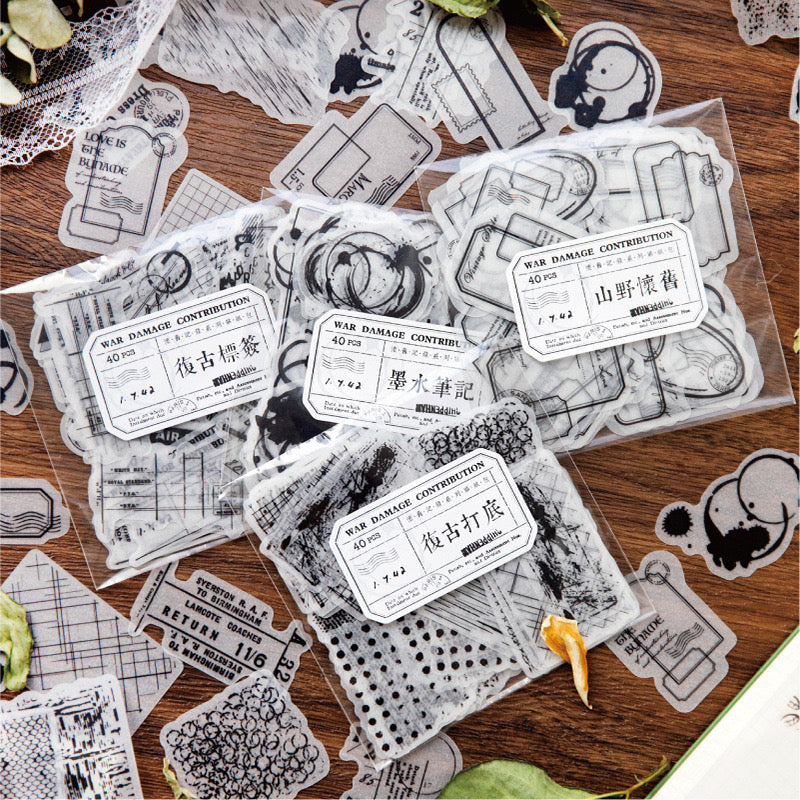 Ink Washi Sticker
