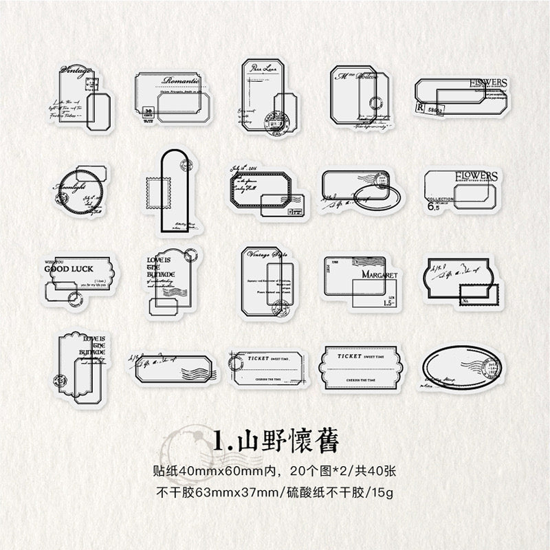 Ink Washi Sticker