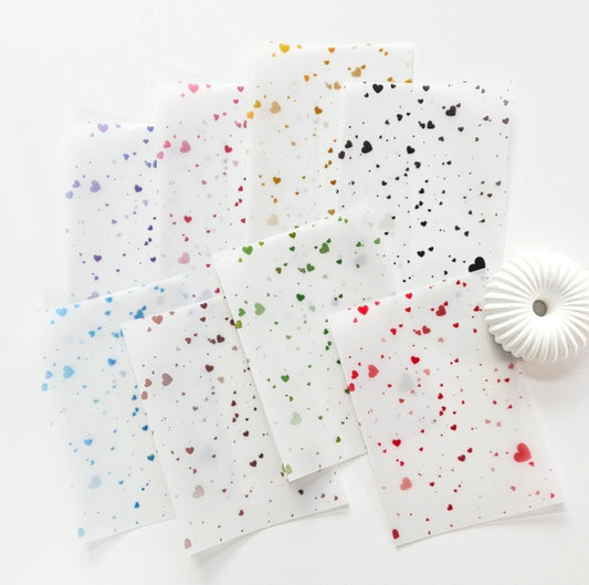 [BUMYUL] Falling Hearts Tracing Paper