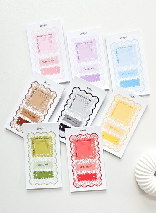 [BUMYUL] Love Tag Matt Photo Paper