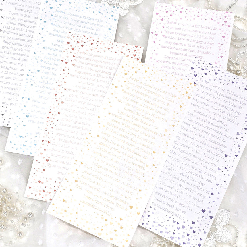 [Syuuume] Heart Letter Memo 両面 120g