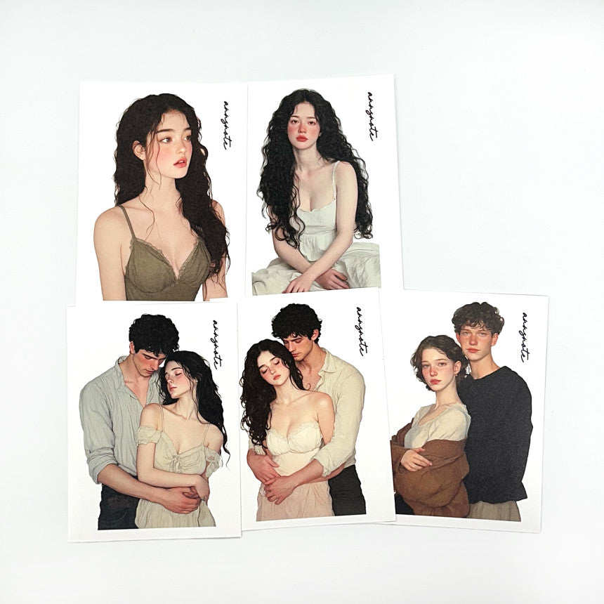[Ann's NOTE]  Portrait pack couple Sticker