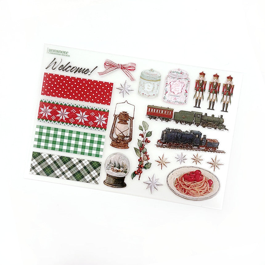 [Ann's NOTE]  PET sticker christmas ver.