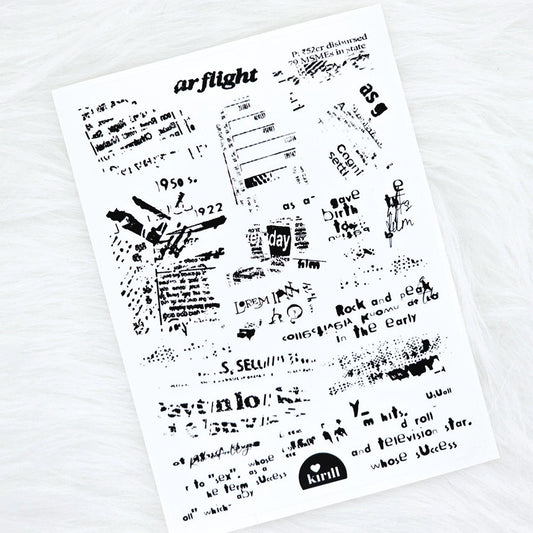 [Kind YumYum Store] Deco Lettering PET Sticker