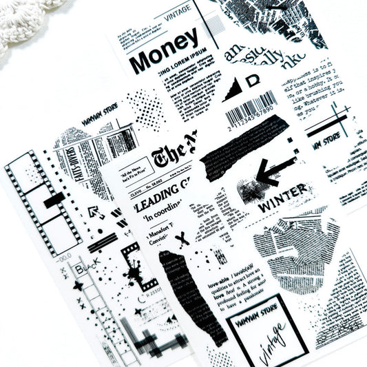 [Kind YumYum Store] Vintage News PET Sticker