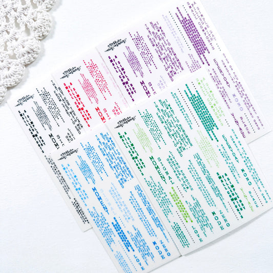 [Kind YumYum Store] Lettering PET Sticker