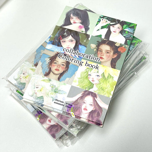 [Ann's NOTE]  コラボカラーリングブック
