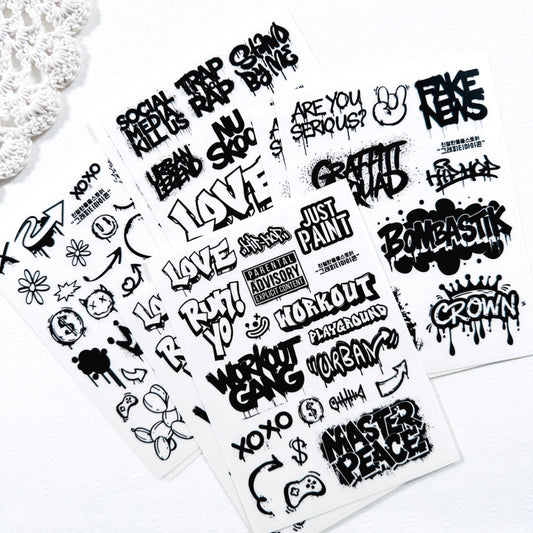 [Kind YumYum Store] Graffity transparent sticker