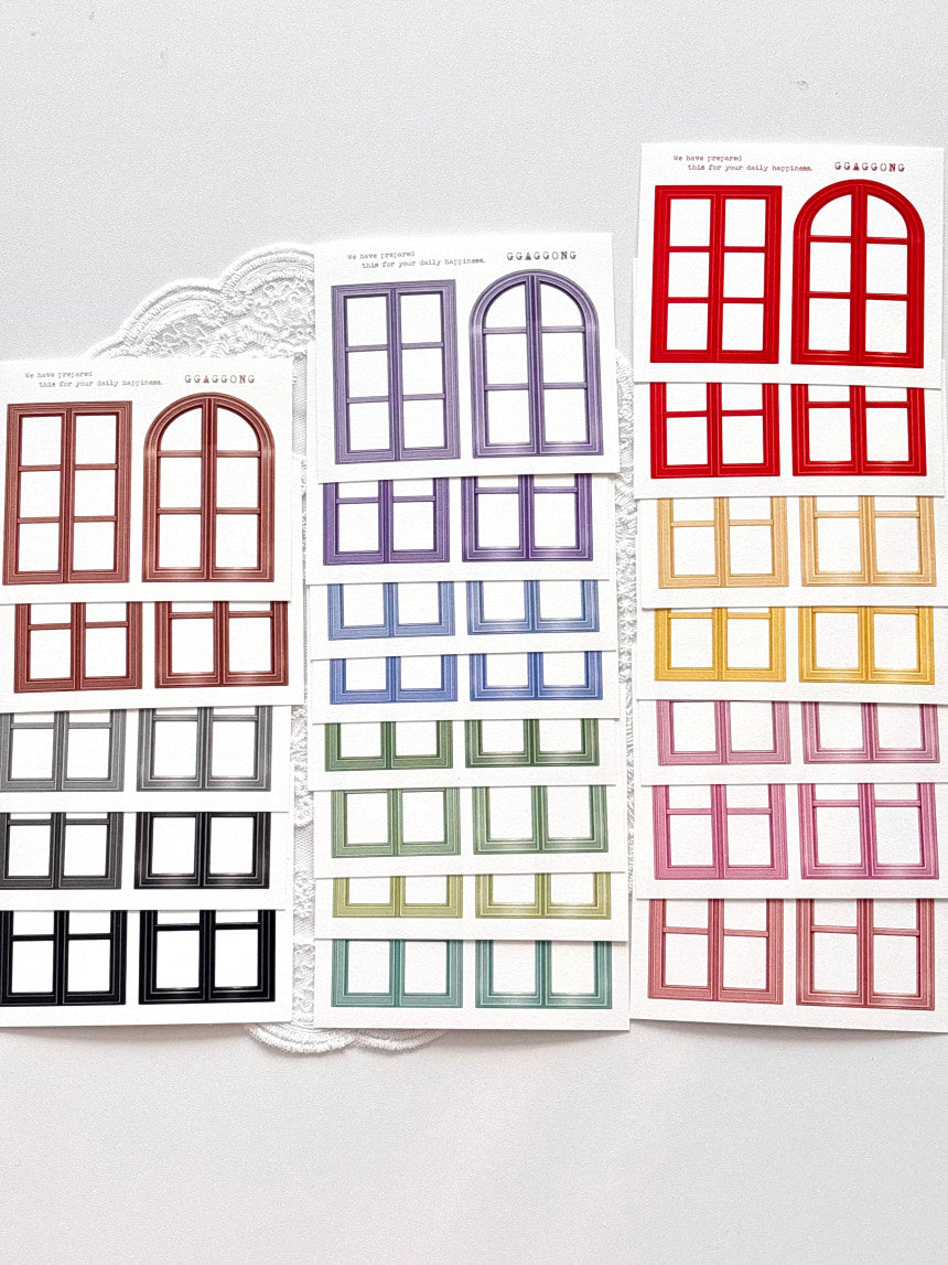 [GGAGGONG] Color Window Post Card