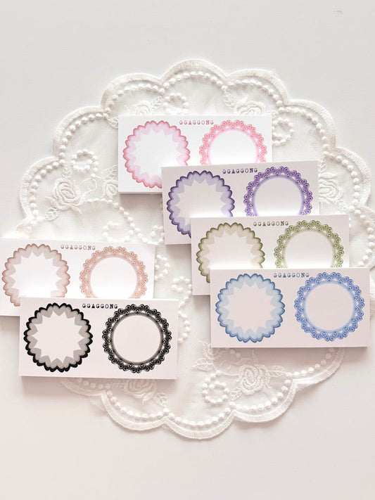 [GGAGGONG] Gradation Heart Memo