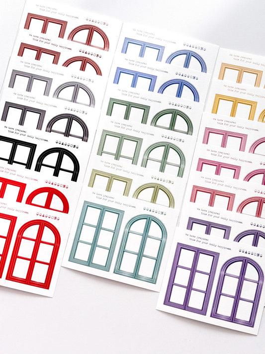 [GGAGGONG] Color Window Post Card