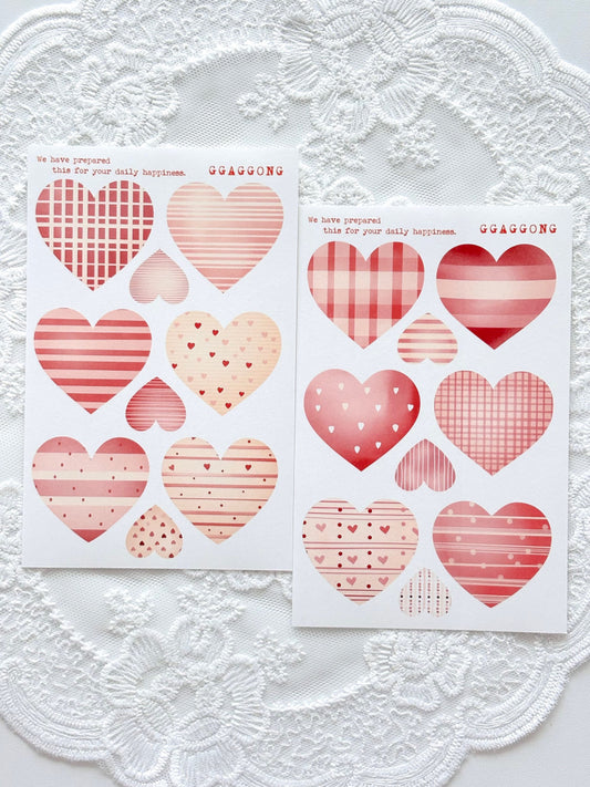 [GGAGGONG] Sweet Heart Sticker