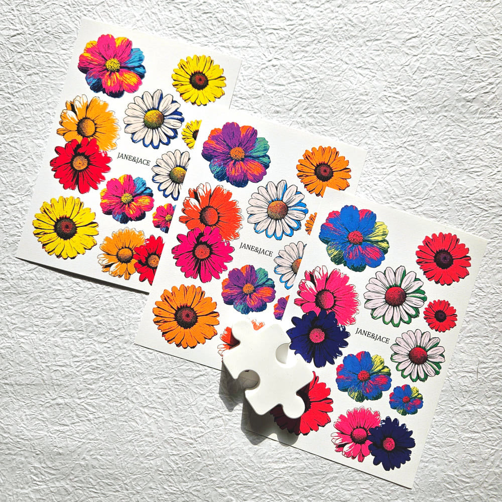[Jane&Jace] Pop Art Flower Paper
