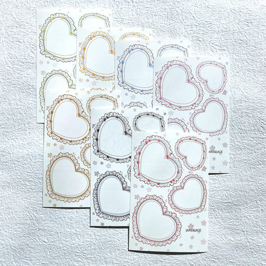 [Jane&Jace] Lovely Heart Frame Paper