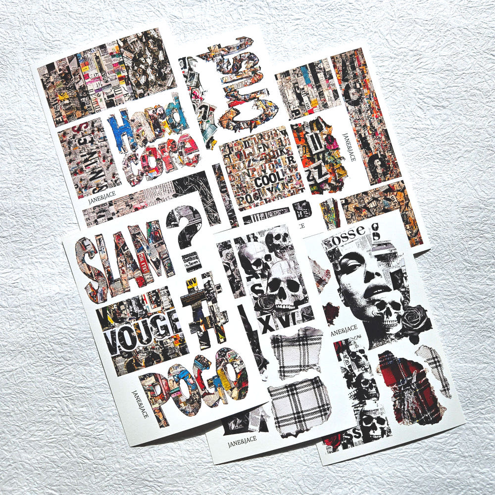 [Jane&Jace] Pank Collage Paper